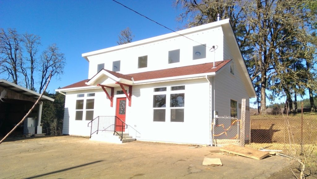 Window and siding update.
