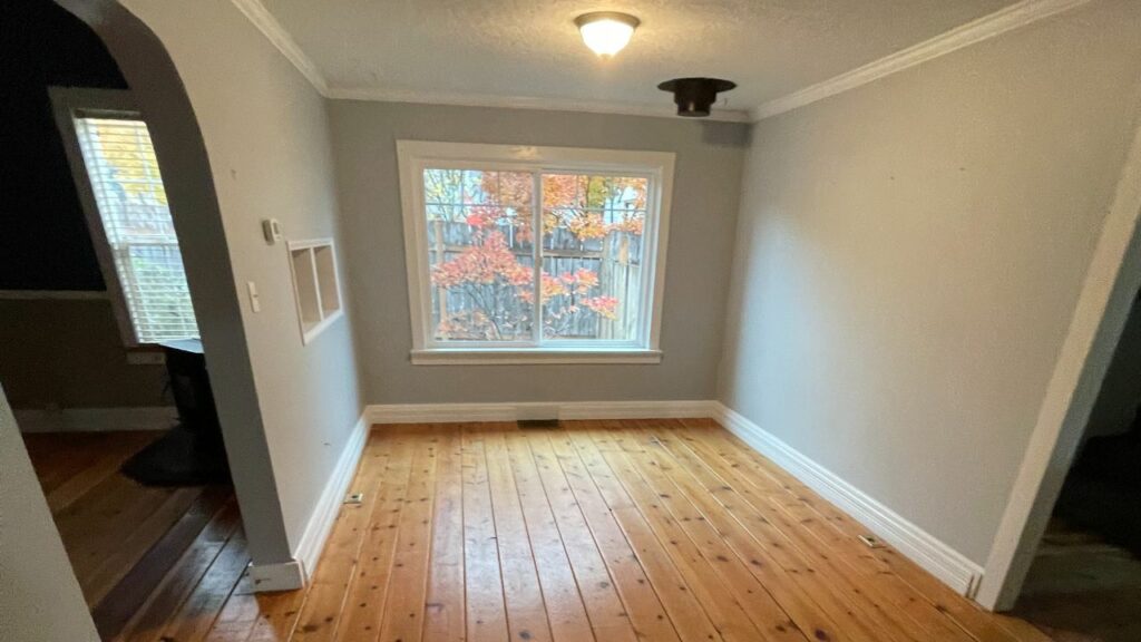 empty spacious room area for family kids