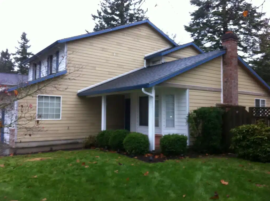 Replacement trim and siding materials ready for installation